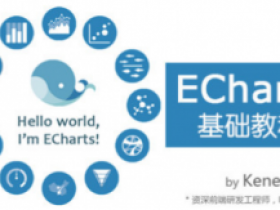 微专业前端数据展示工具Echarts基础教程