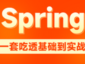 一套搞定spring全套视频教程(含实战源码)