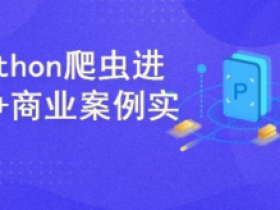 Python爬虫进阶+商业案例实战