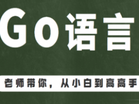 GO语言 从入门到精通991集视频教程