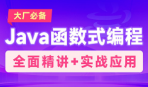 Java函数式编程全套视频教程，Lambda表达式 Stream流 函数式编程一套全通关